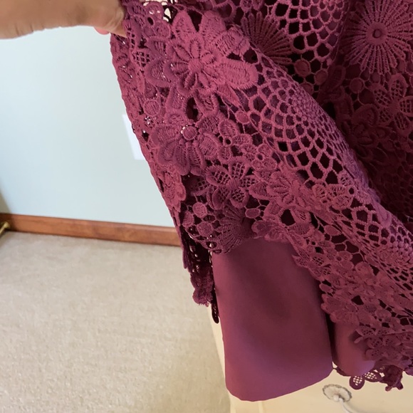 NWT WAYF ROSE LACE DRESS - Picture 5 of 8